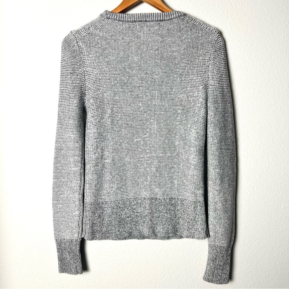Calvin Klein Sweater Gray Knit Pullover Y2K Retro Cozy Womens Small Winter - Picture 4 of 8